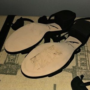 Brian Atwood Shoes - Brian Atwood black suede lace up gladiator sandals Brian Atwood Shoes - Brian Atwood black suede lace up gladiator sandals